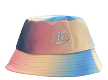Chanel 24C Rhinestone 'CC' Ombre Bucket Hat