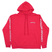 Chrome Hearts 'Scroll Logo' Red Hoodie
