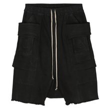 Rick Owens DRKSHDW 'Black' Creatch Pods Cargo Shorts