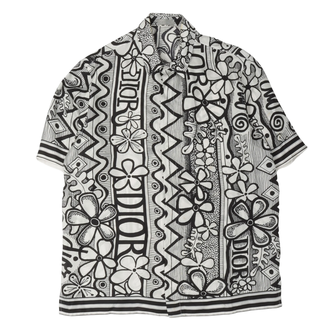 Dior x Stussy 'Floral' Silk Shirt