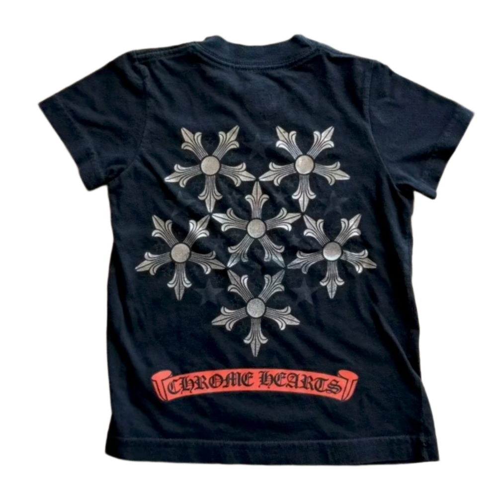 Chrome Hearts Vintage 'Silver Star' Black Kids Tee