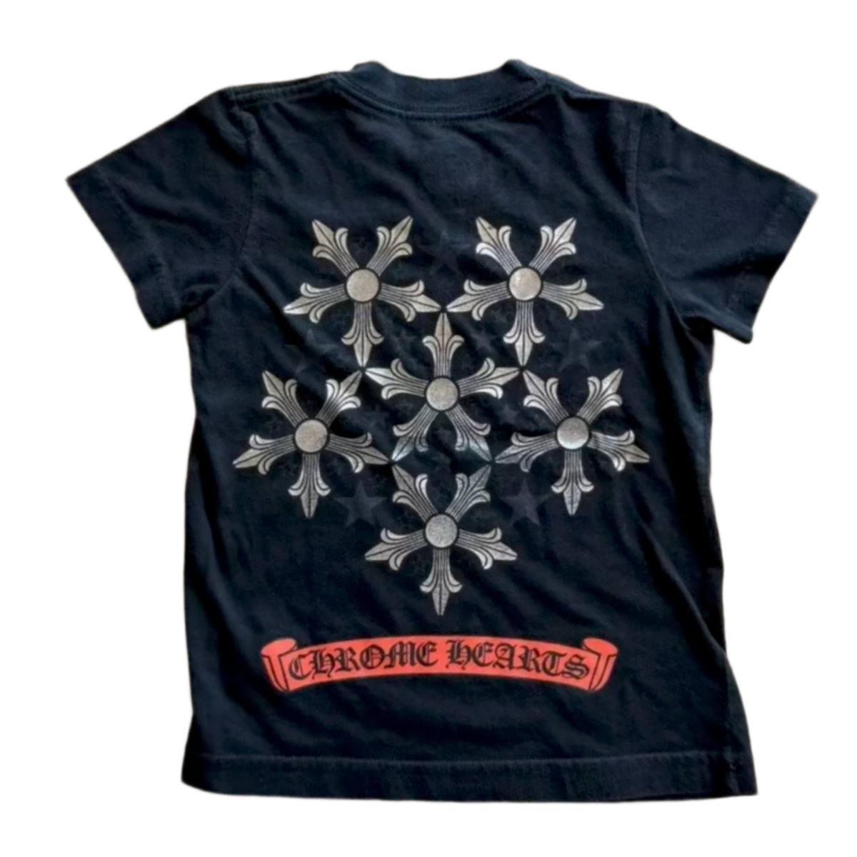 Chrome Hearts Vintage 'Silver Star' Black Kids Tee