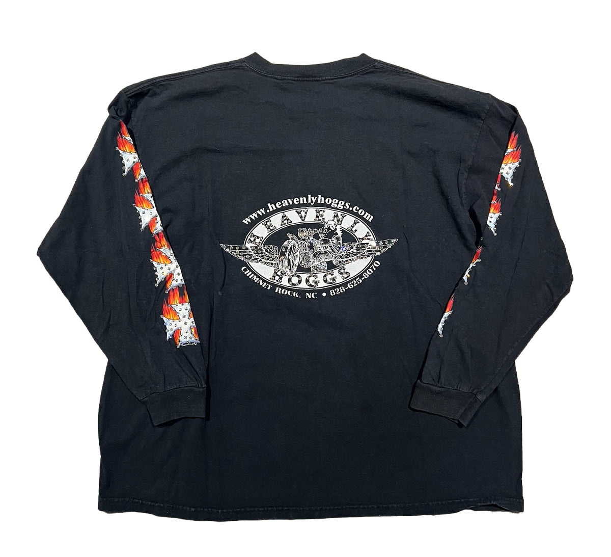 Choppers 'Heavenly Hogs' Rhinestone Vintage Longsleeve