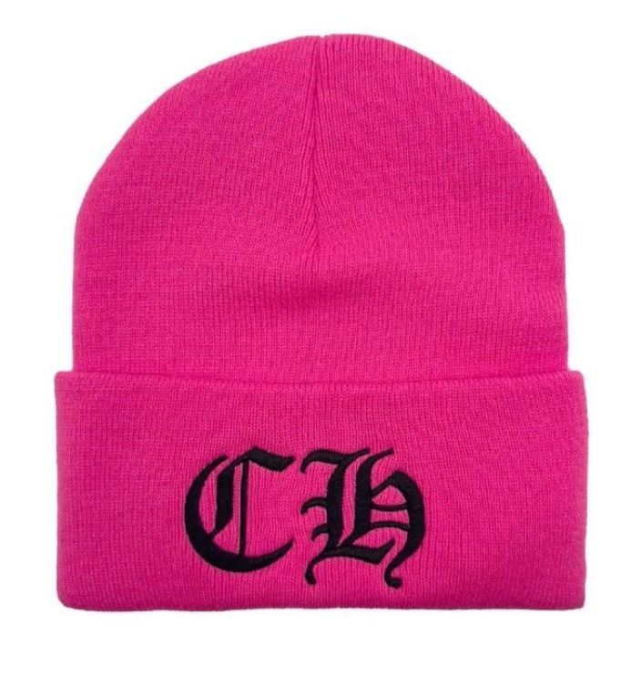 Chrome Hearts CH Pink Beanie