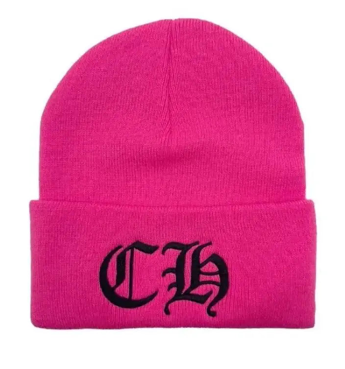Chrome Hearts CH Pink Beanie