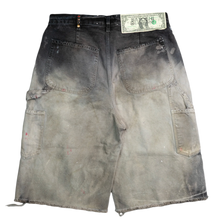 Satoshi Nakamoto 'Black Washed' Studded Carpenter Shorts