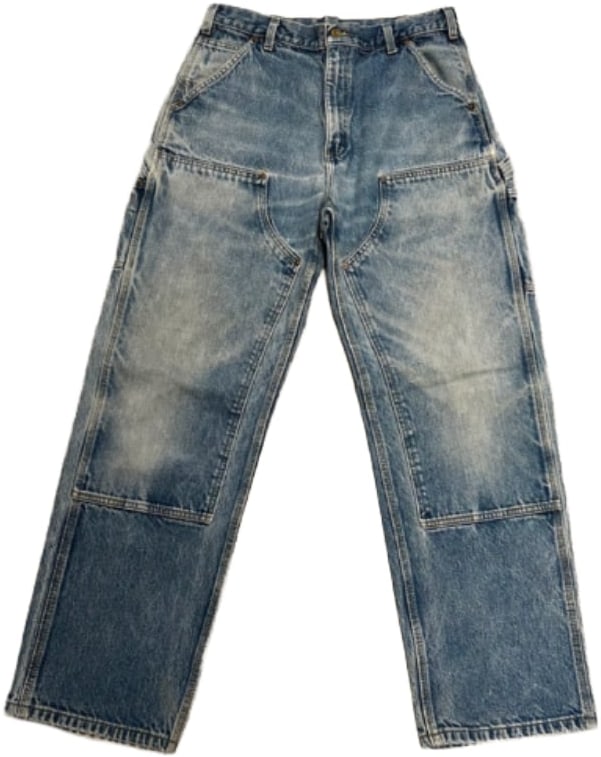 Carhartt 'Light Wash' Double Knee VIntage Work Pants