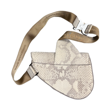 Dior 'Beige' Python Saddle Bag