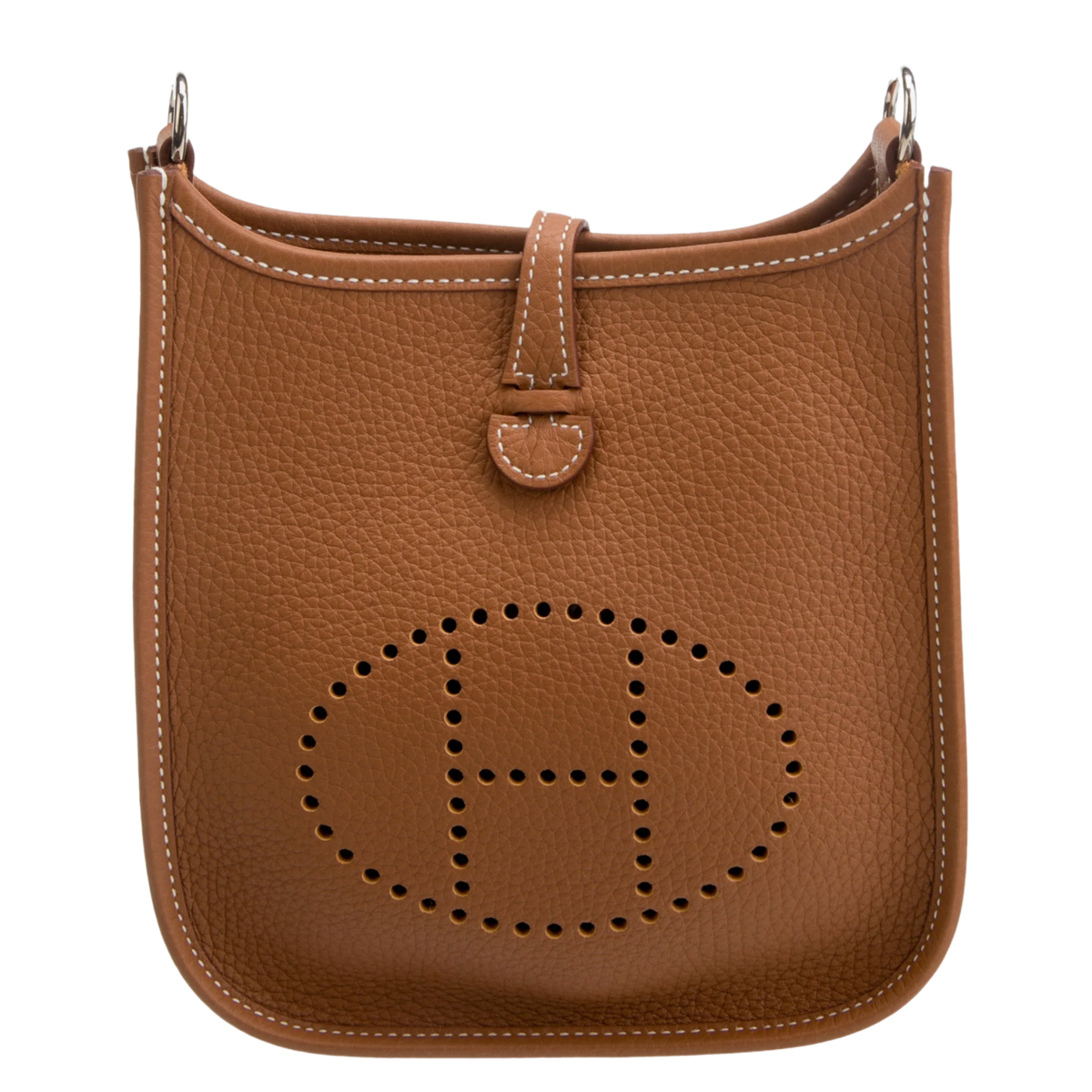Hermès 'Mini Clemecne Evelyne 2' TPM Gold