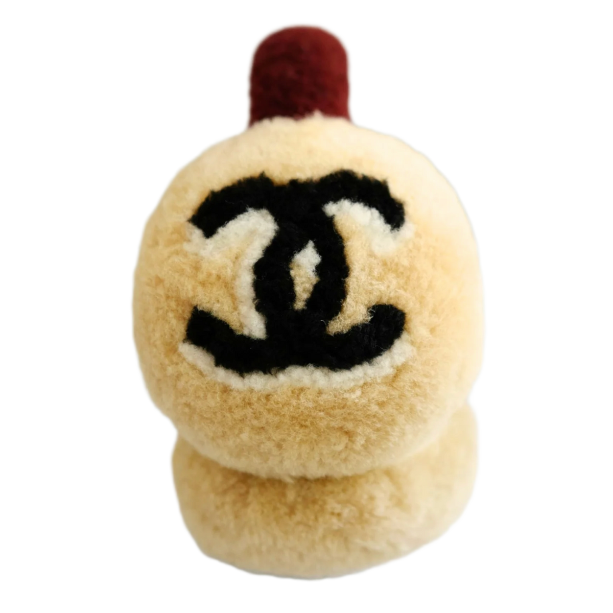 Chanel 'Beige & Burgundy' Earmuffs