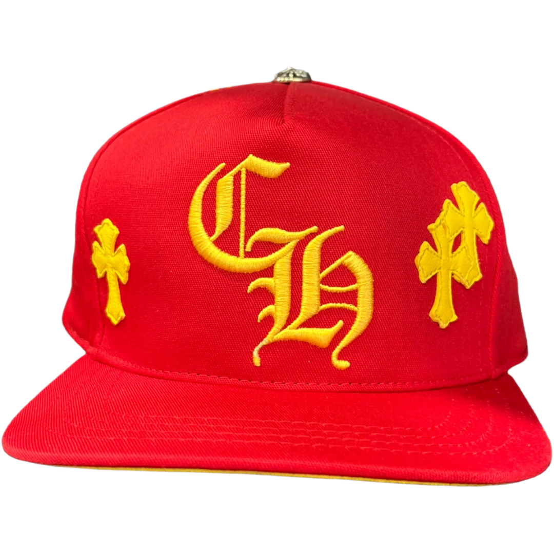 Chrome Hearts 'Cherry Red' Cross Patch Hat