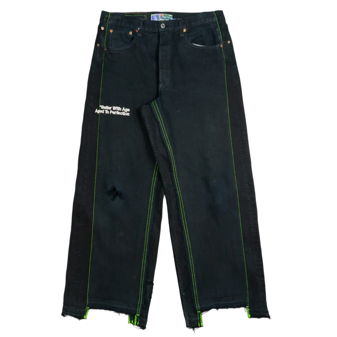 *Better With Age 'Monroe' Triple-Wide Black Jeans