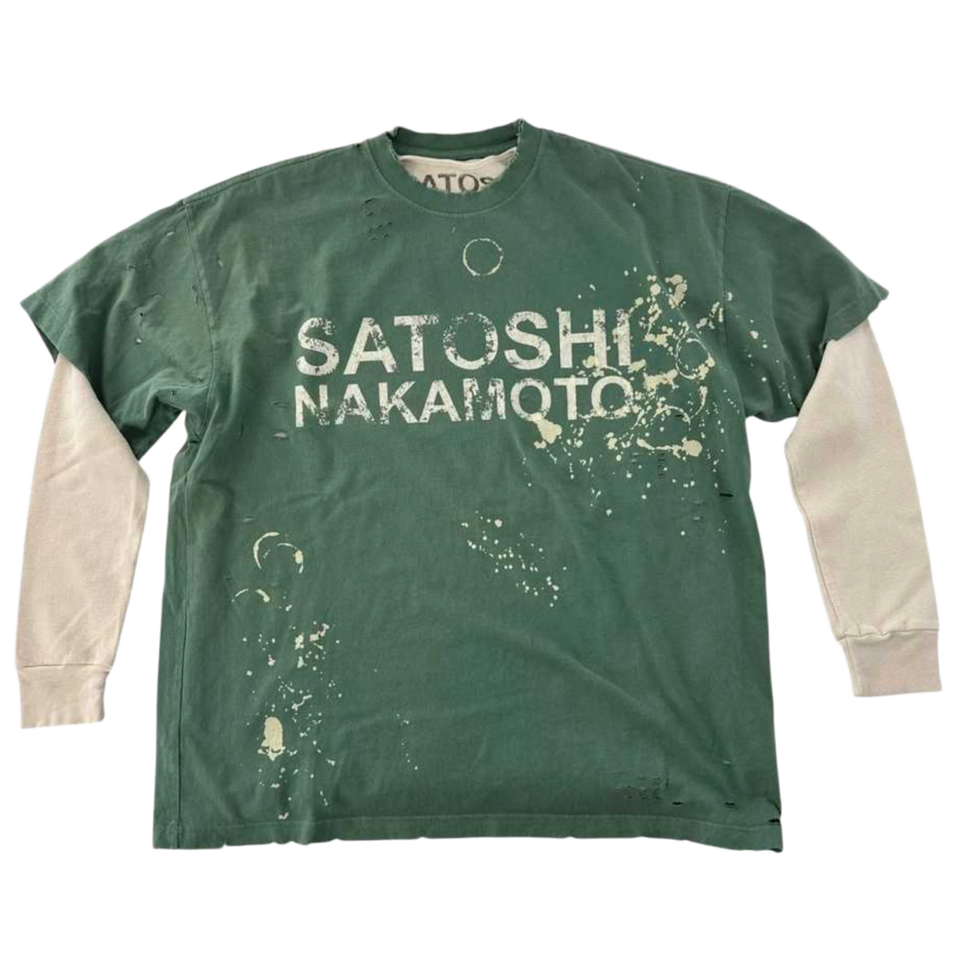 Satoshi Nakamoto 'Green' Luke Thermal Longsleeve