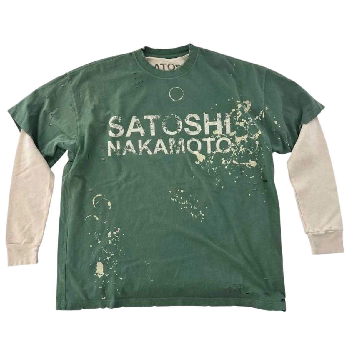 Satoshi Nakamoto 'Green' Luke Thermal Longsleeve