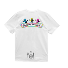 Chrome Hearts 'FOTI Harris Teeter' Rainbow Skull White Tee