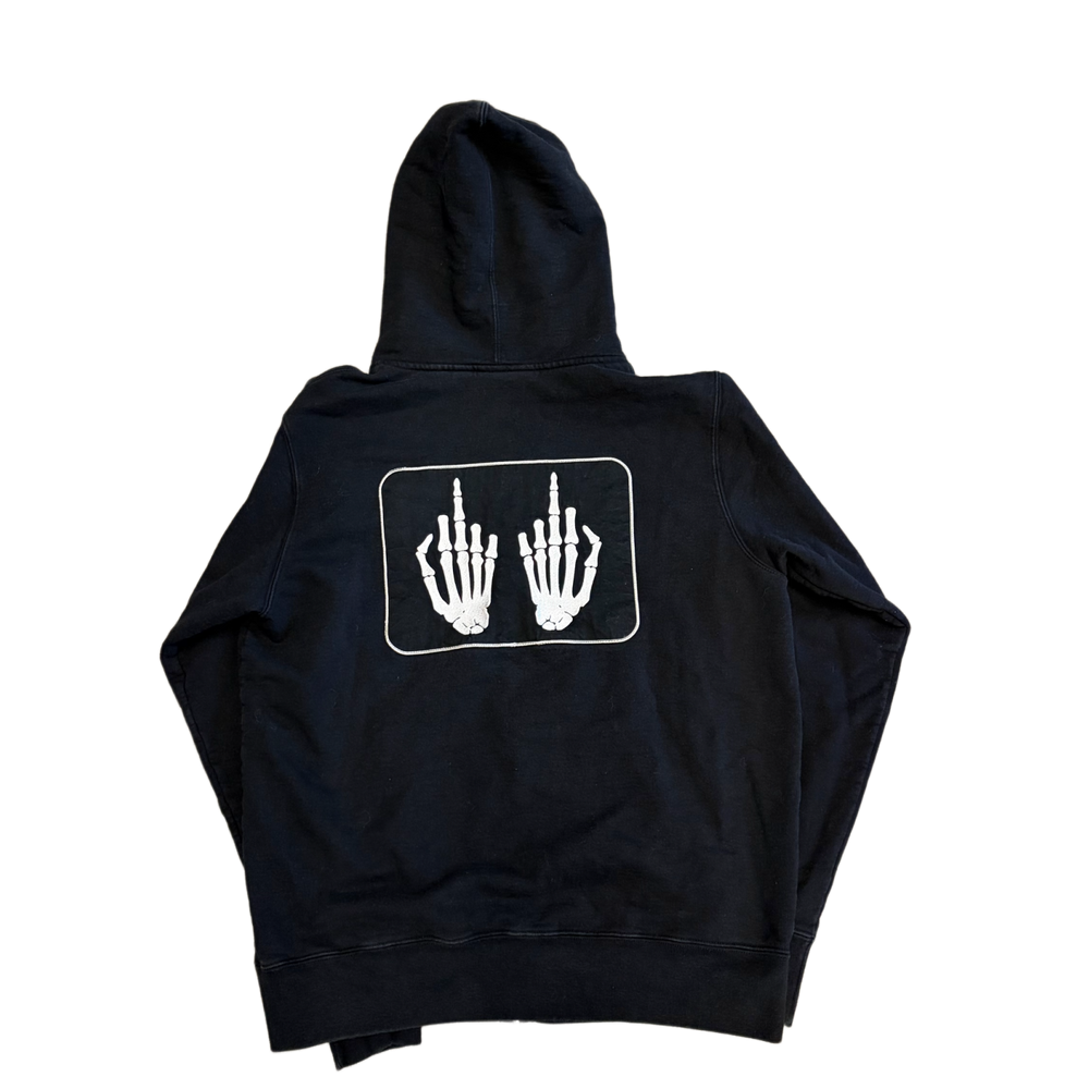 Supreme 'Black' Hysteric Glamour Patches Zip Up Hoodie