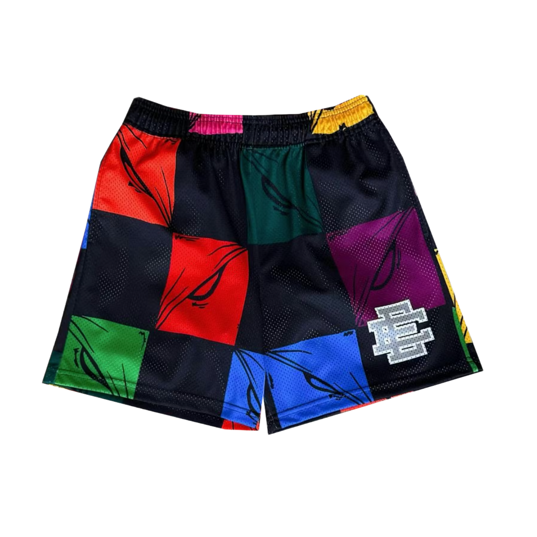 Matty Boy Eric Emanuel '99 Eyes' Multicolor Mesh Shorts