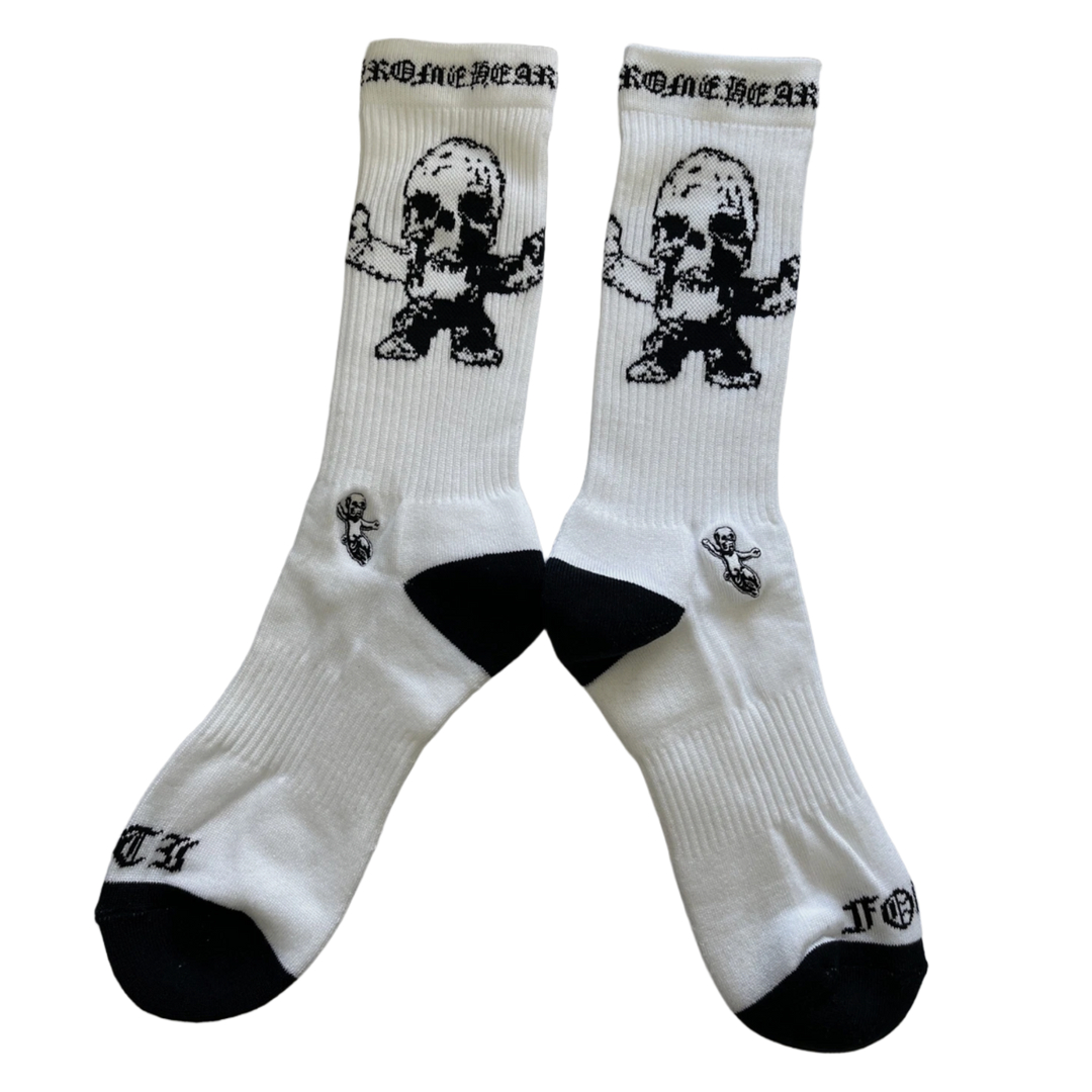 Chrome Hearts 'Red/White/Black' Foti Socks
