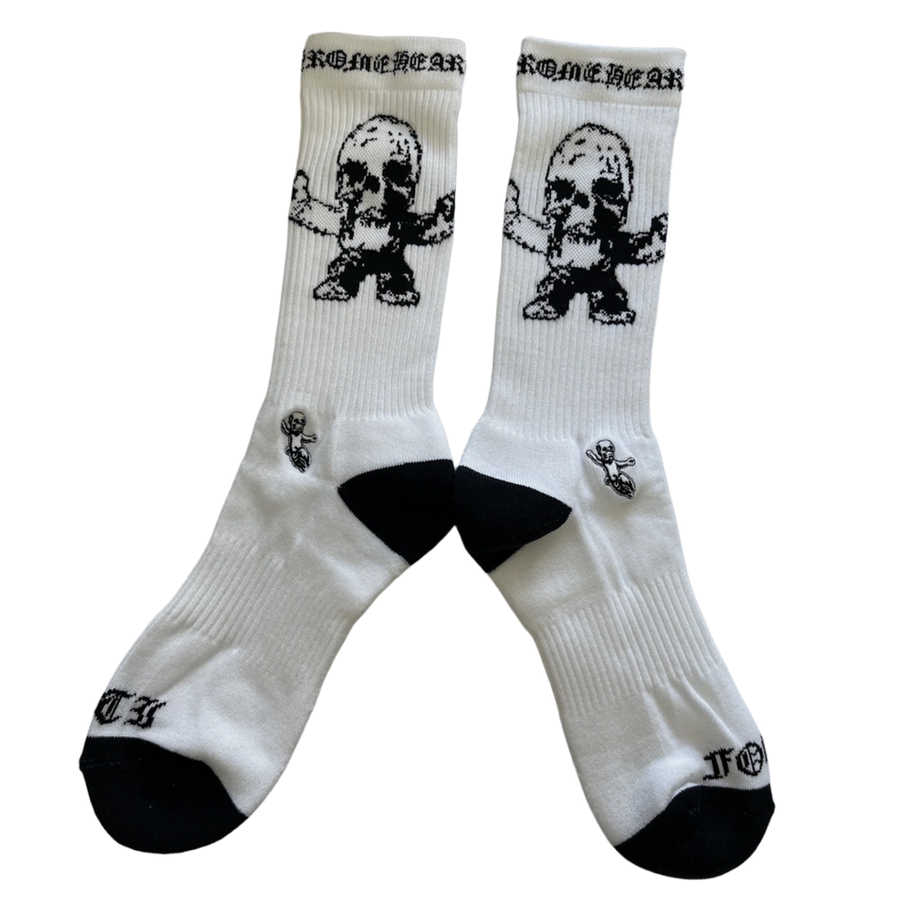 Chrome Hearts 'Red/White/Black' Foti Socks