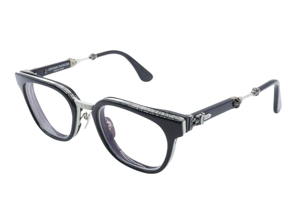 Chrome Hearts 'Duck Butter' Black/Silver Glasses