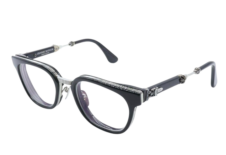Chrome Hearts 'Duck Butter' Black/Silver Glasses