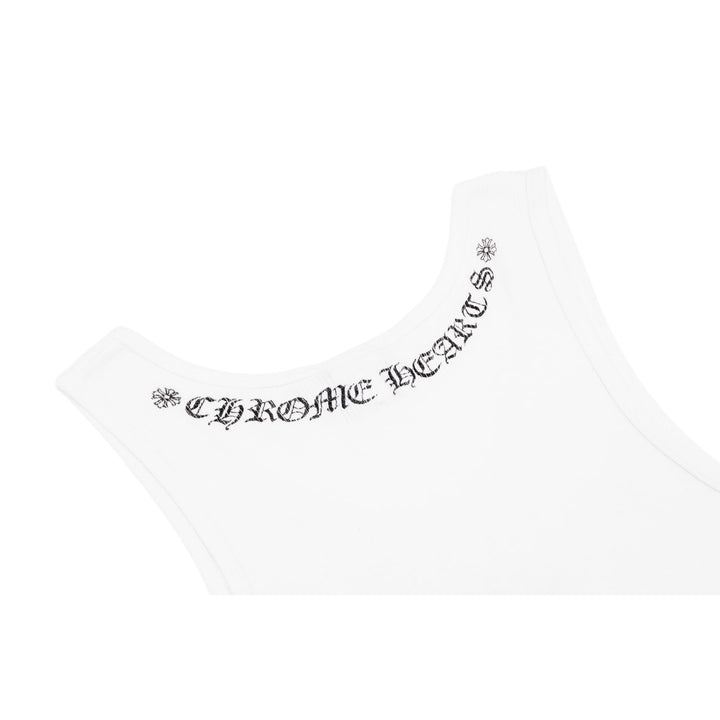 Chrome Hearts Vintage Women's 'White' Cross Tank Top