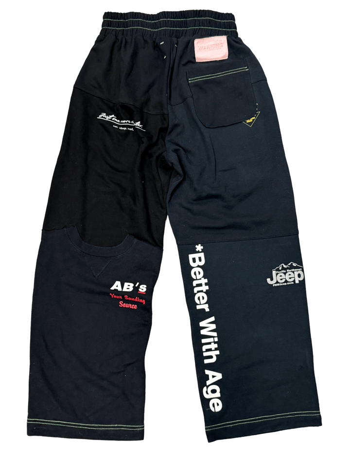 *Better With Age 'Black' Remoir Reconstructed Sweatpants