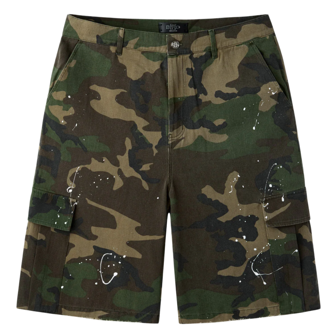 Happy Memories Don't Die HMDD 'Camo' Paint Splatter Shorts