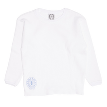 Chrome Hearts Vintage 'Blue Horseshoe' White Thermal Women's Longsleeve