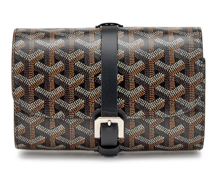 Goyard 'Double Travel' Black Watch Case