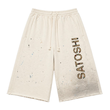 Satoshi Nakamoto 'White' Drifter Studded Sweatshorts