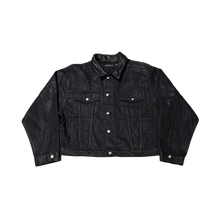 Earthling VIP 'Black' Waxed Denim Trucker Jacket