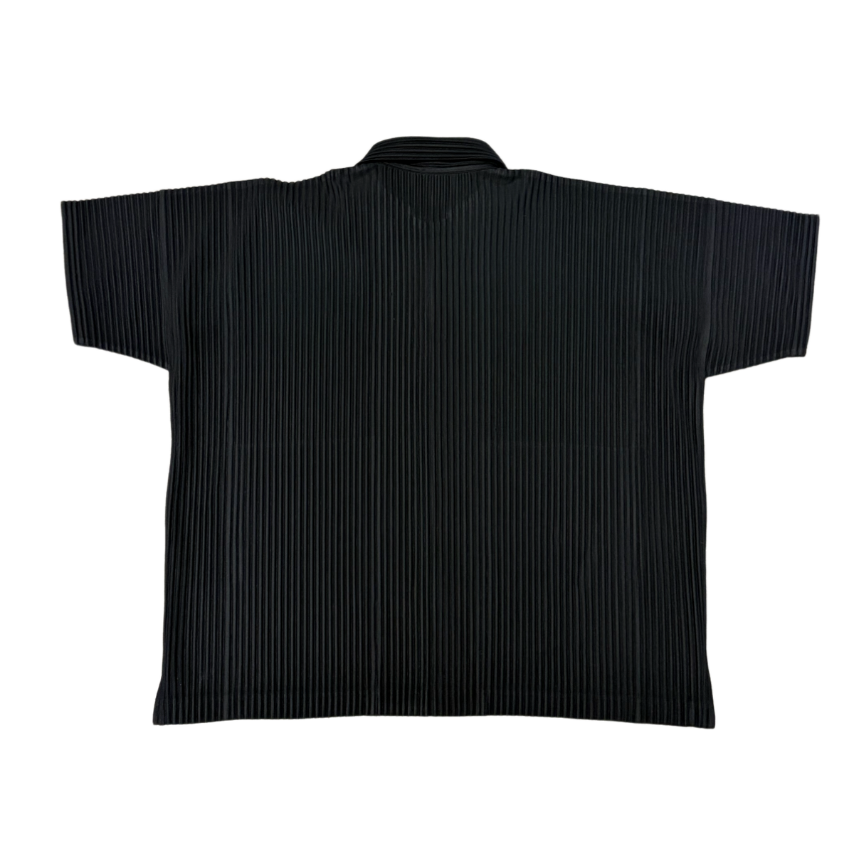 Homme Plissé Issey Miyake 'Black' Pleated Button Down Shirt