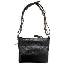 Chanel 'Black' Gabrielle Medium Quilted Hobo Shoulder Bag