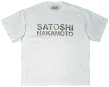 Satoshi Nakamoto 'Pearl Logo' White Tee