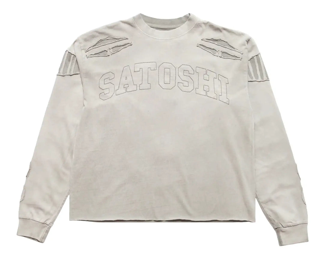Satoshi Nakamoto 'Patchwork Collegiant' Longsleeve