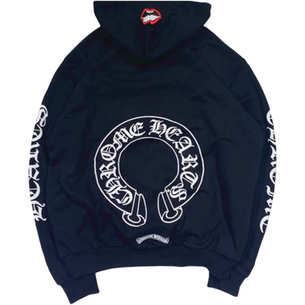 Chrome Hearts Matty Boy 'Horseshoe Logo' Chomper Black Hoodie