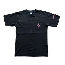 Chrome Hearts 'Black' Pink Plus Cross Vintage Tee