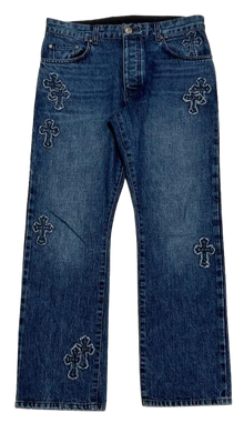 Chrome Hearts '17 Denim Patch' Jeans