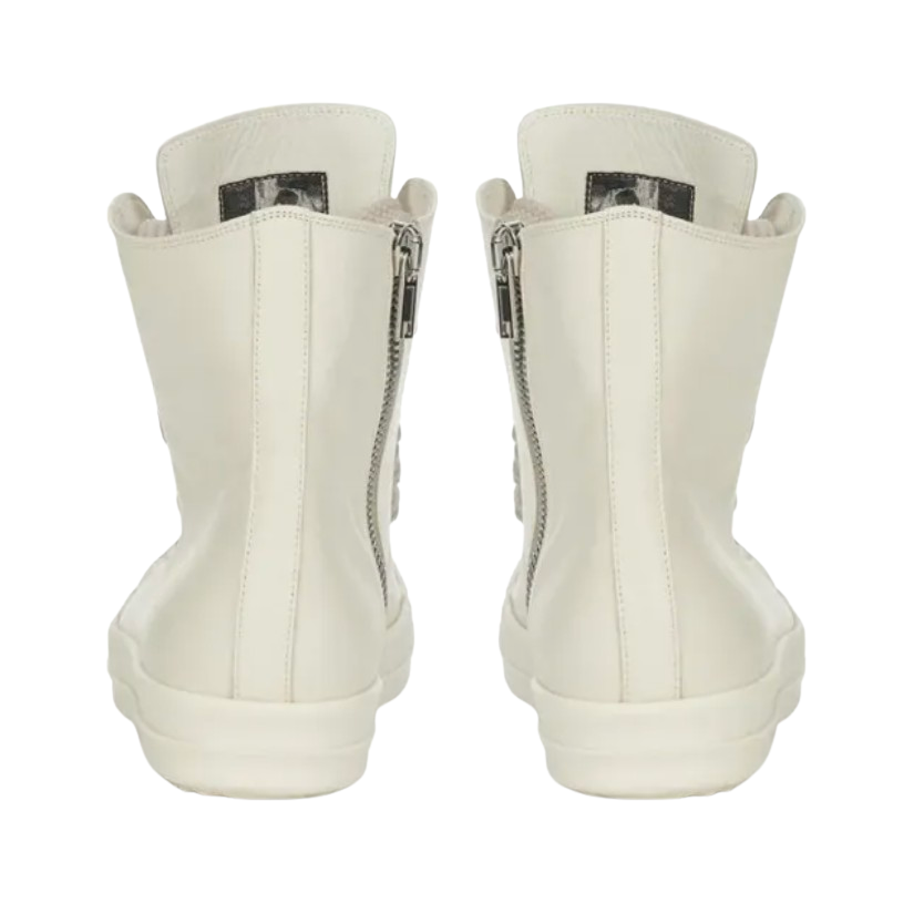 Rick Owens Lido High Sneaks Jumbo Laced Milk