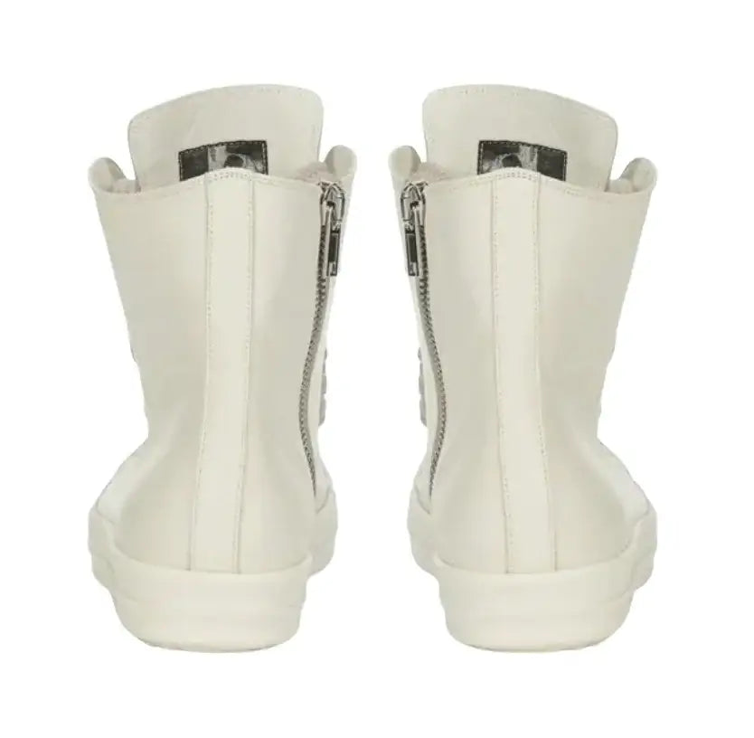 Rick Owens Lido High Sneaks Jumbo Laced Milk