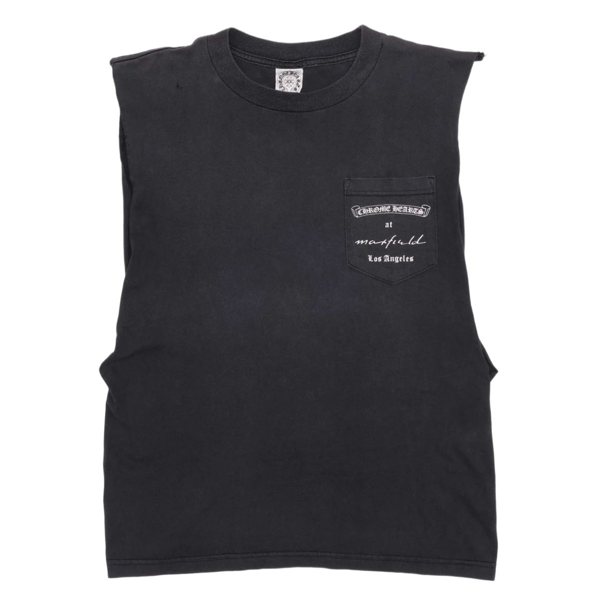 Chrome Hearts 'Dagger' Black Vintage Cutoff