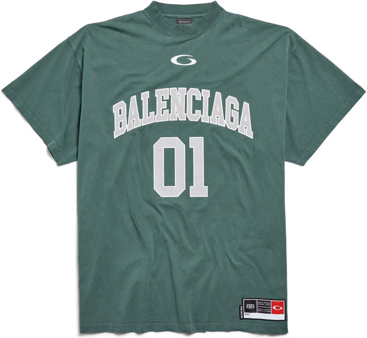 Balecniaga 'Green' Basketball Tee