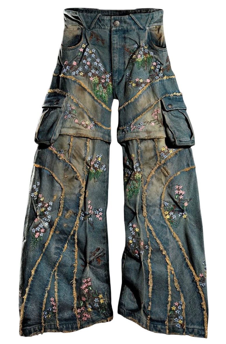 Badson 'Overgrowth' Countryside Convertible Jeans