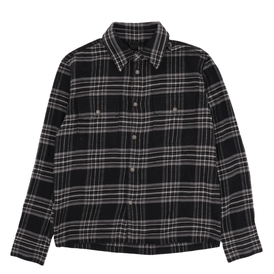 Chrome Hearts 'Grey' Dog Work Flannel Shirt