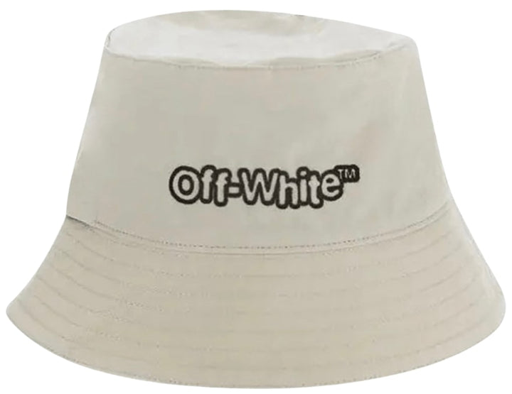 Off-White FF 'Blur' Cream Bucket Hat