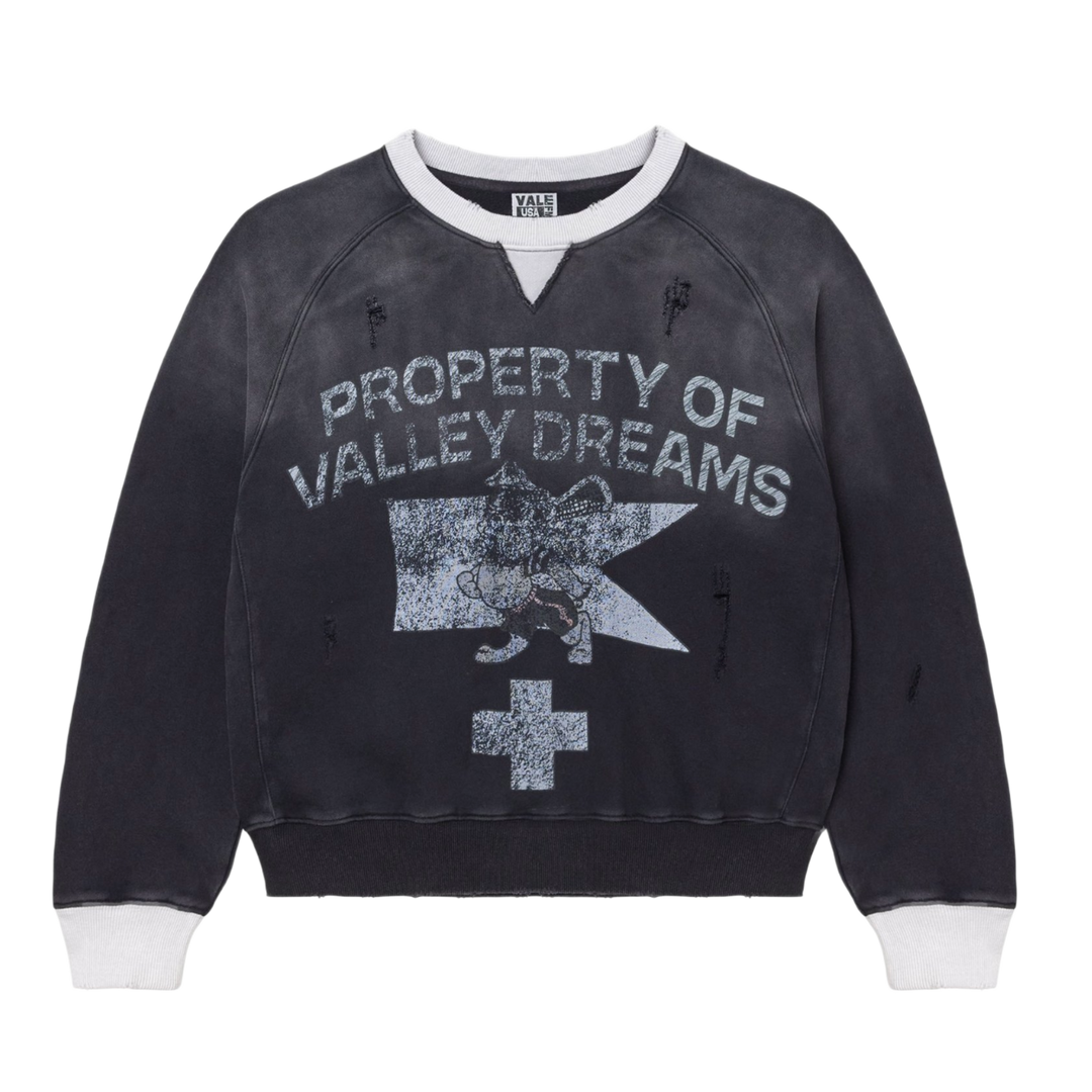 Vale Forever 'Black' Property of Valley Dreams Crewneck