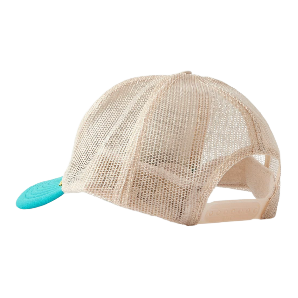 Kapital 'Life Kapriccio' Beige Teal Trucker Hat