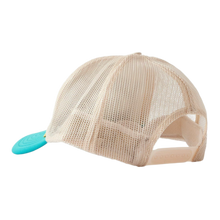 Kapital 'Life Kapriccio' Beige Teal Trucker Hat