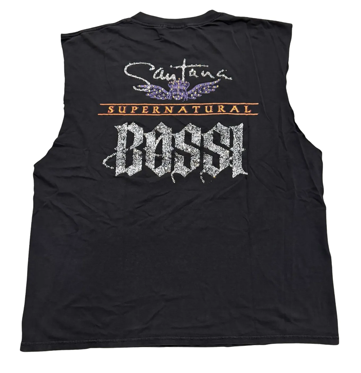 Bossi 'Santana' Vintage Rhinestone Cutoff Tee